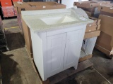 (3) Vanity Sinks, (4) Marble Vanity Sink Tops