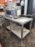 Panasonic Pro II Steamer / Microwave, Stainless Steel Prep Counter