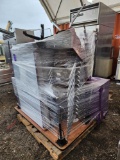 Group of Student Chairs, (1) Table, (3) Bookcases, Group of Office Organizers