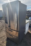 (1) LG Stainless Steel Refrigerator, (1) Avanti Chest Freezer