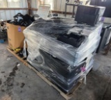 (2) Pallets w/Printers, Monitor, Keyboards, Microwave, Etc.