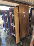 (3) Folding Cafeteria Tables