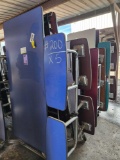 (3) Cafeteria Tables w/ Attached Benches