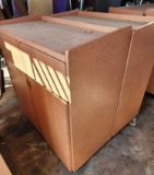 (2) Double Trash Receptacles