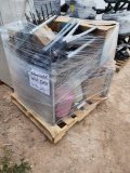 Stainless Steel HVAC Air Handler Stand, (7) Refrigerant Cylinders (Punctured), Boxes of Banners