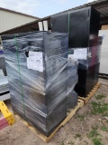 Storage Cabinet, (2) Lateral File Cabinets, Box of File Folders, (5) DeWalt Empty Drill Cases