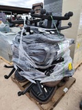 Pallet of Hon Brown/Purple/Gray Rolling Chairs