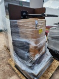 (1) Hon Gray Storage Cabinet, (1) 6 Tier - 3 Wide Metal Lockers, Etc