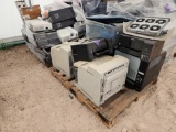 Group of Assorted Printers and Projectors, Group of Dell Desktops, Computer Keyboards