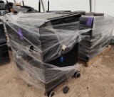 (1) Pallet w/ Desktops, (1) Laptop/Tablet Storage Cart, Group of VTG Leap Frog Headphones