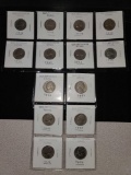 (14) Old Jefferson Nickels