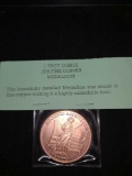 Troy Ounce .999 Fine Copper Medallion