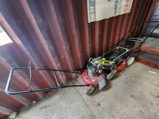 Ryobi Electric 13in. Mower, Yardmachines 21in. Lawn Mower, Murray 22in. Mower