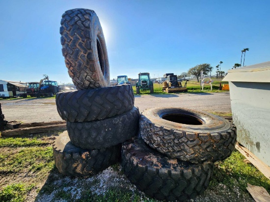 (6) 14.00R24 XMP Motor Grader Tires