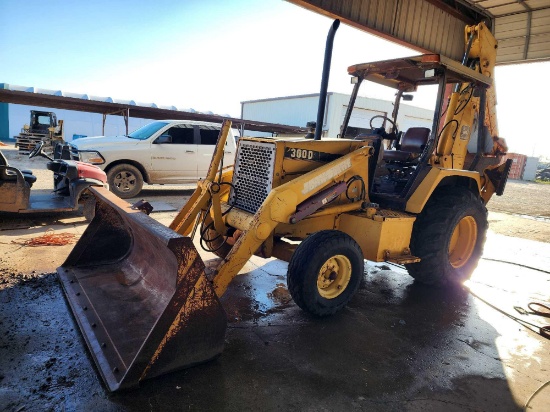 John Deere 300D Backhoe Loader
