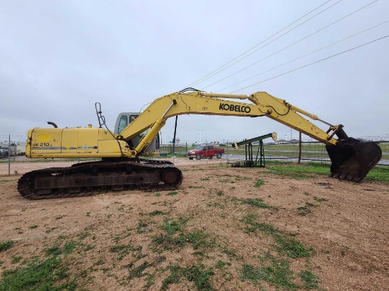 Kobelco Excavator, Model SK210LC, Srl# Y008-U1628