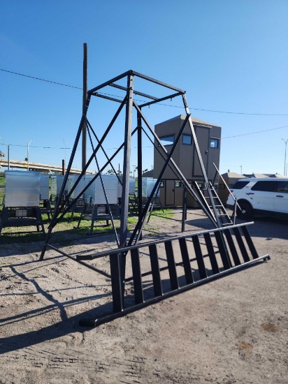 10' Hunting Blind Stand w/ Stair