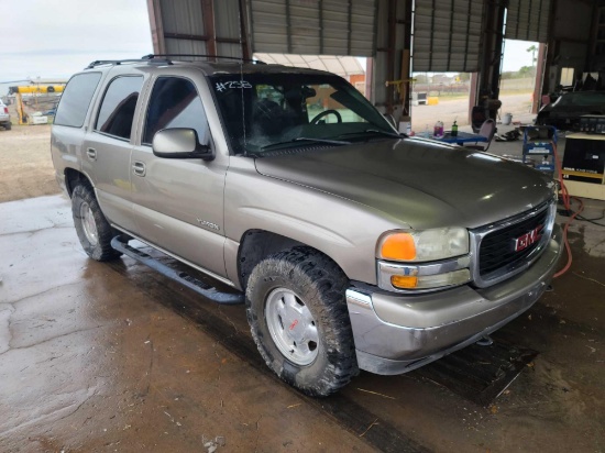 2002 GMC Yukon Multipurpose Vehicle (MPV), VIN # 1GKEC13V82R151861