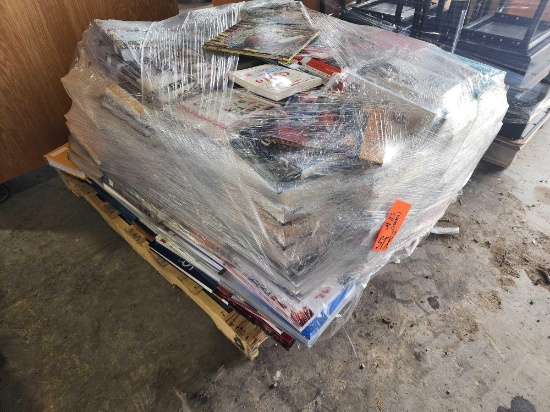 1 Pallet w/ Educational Textbooks and Reading Books