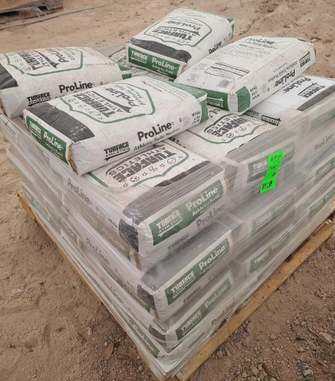 Pallet of Turface Athletics Proline Athletic Field Marker (White Line Chalk)