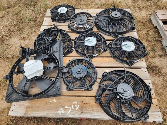 Pallet of Radiator Cooling Fans