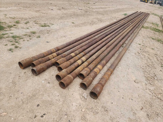 (10) Oil Field Pipes 2 x 7/8