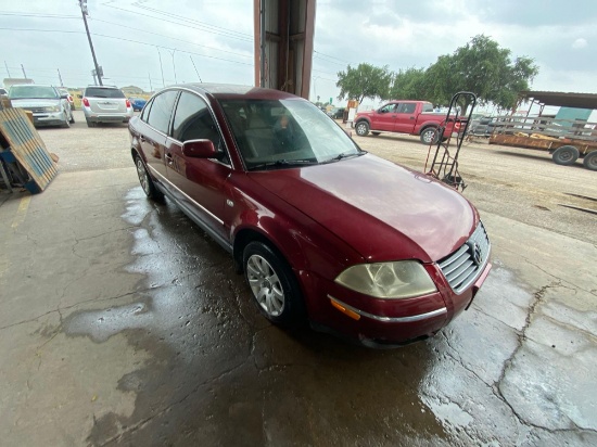 2004 Volkswagen Passat Passenger Car, VIN # WVWMD63B34E113830