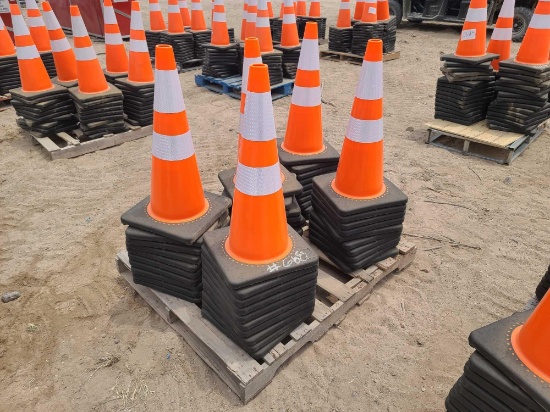 2024 Unused Greatbear Traffic Safety Highway Cones (50 in Lot)