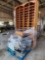 Group of HP and Dell Printers, Dell Monitors, and (1) Vintage Wooden Storage Cubby on a Pallet