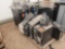 Group of Computer Towers, Group of Desk Top Monitors, Group of Keyboards, Mobile Charging Cart,