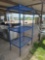 3-Tier Blue Metal Rack