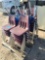 (1) Pallet w/Blue and Maroon Stackable Student Chairs...