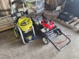 (1) Black Max EXi625 Lawn Mower, and (1) Ryobi 3000psi Electric Pressure Washer