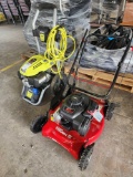 (1) Ryobi 3100 psi Gas Pressure Washer, (1) Hyper Tough Push Mower