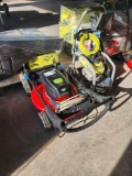(1) Toro 60 Volt Flex Force Brushless Push Mower, (1) Ryobi GCV 190 Electric Power Washer