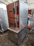 Vulcan Stainless/S Commercial Two-Compartment Convention Steamer w/Cabinet Base