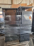 (4) Wooden Office Desks on a Pallet
