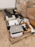 Group of Texas Instruments TI-84 Plus Calculators, Dell Projector W/ Case and Cables,