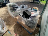 2 Pallets w/Microwave, Keyboards, Printers, LES 820iR Classroom Amplification System, Projector, Etc