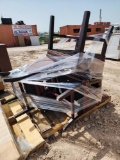 (1) Pallet w/Brown Leather Office Lounge Chairs