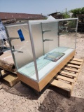 (1) Glass Paneled Display Case on 1 Pallet