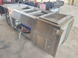 ModUServe Stainless/S Commercial 3-Compartment Sink w/Drain Board