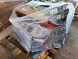 Pallet w/Dirt Devil Vacuum Floor Cleaner, Ryobi 18V Hybrid 50' Drain Auger Kit,Eureka Vacuum Cleaner