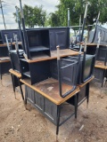 Group of Classroom Desks