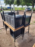 Group of Classroom Desks