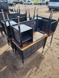Group of Classroom Desks
