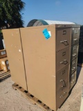Group of Filing Cabinets on a Pallet