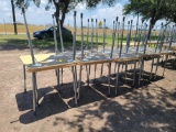Group of Student Desks