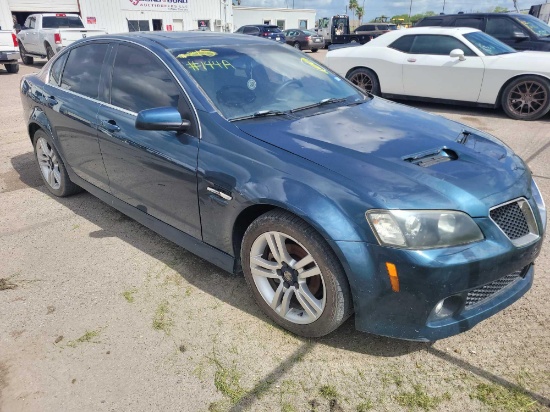 2009 Pontiac G8 Passenger Car, VIN # 6G2ER57709L170776