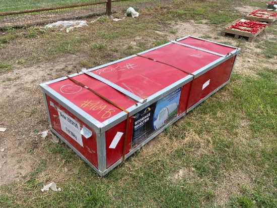 2024 Unused Gold Mountain Model S203012R-300g PE Dome Storage Shelter Single-Truss